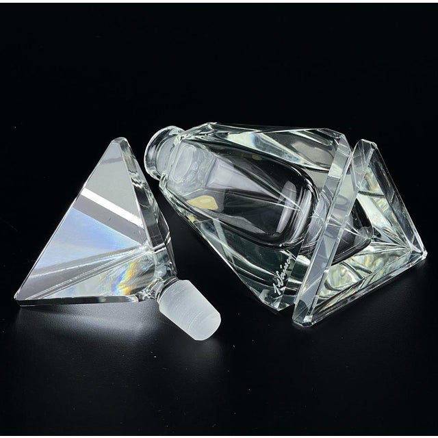 Vintage Crystal Perfume Bottle by Italo Varisco for Varisco, 1960s For Sale - Image 8 of 17