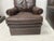 Animal Skin Vintage Brown Leather Chairs, 1970s, Set of 2 For Sale - Image 7 of 17