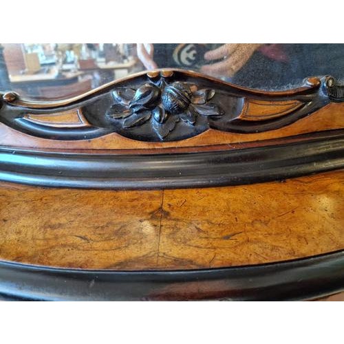 Wood Dutch Carved Cabinet in Walnut For Sale - Image 7 of 14