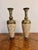 Elegant quality pair of antique Doulton Lambeth vases, having a quality pair of antique Victorian Doulton Lambeth vases...