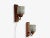 1960s Danish Modern, Teak, Brass, Glass, Wall Lights, Denmark, 1960s For Sale - Image 5 of 8