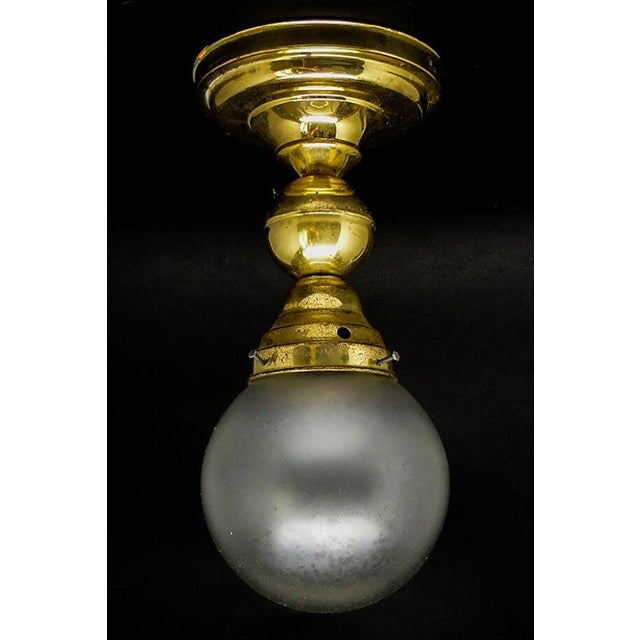 Goldenrod Pendant Lamp, Germany, 1930s For Sale - Image 8 of 9