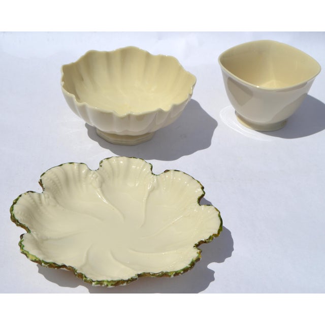 Tan Vintage Square Lenox Special Nut Dish Fine Bone China Porcelain Bowl 24k Gold Trademark For Sale - Image 8 of 14
