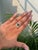 Green 1.01ct Deep Green Emerald Diamond 18k Two-Tone Gold Bypass Wrap Ring Size 9 For Sale - Image 8 of 16