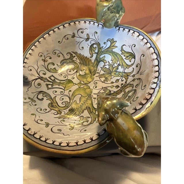 Gualdo Tadino Ceramic Centerpiece Bowl With Mice For Sale - Image 14 of 14