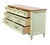 Bassett Furniture Ticino Collection Cream Painted 57" Double Dresser W. Solid Cherry Top 238-96-237 For Sale In Kansas City - Image 6 of 13