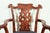 Baker Furniture Style Chippendale Carved Mahogany Armchairs, Pair For Sale In South Bend - Image 6 of 14