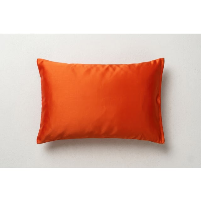 Contemporary Japanese Ceremonial Silk Lumbar Cushion by Renaras For Sale - Image 3 of 5