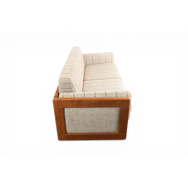 Late 20th Century Late 20th Century Ib Madsen + Acton Schubell Ms77 Loveseat in Teak and Original Wool For Sale - Image 5 of 11