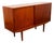 Mid Century Modern Credenza Media Cabinet Teak Sliding Door Compact Denmark For Sale