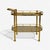 Hollywood Regency Hollywood Regency Style, Brass, Glass, Bar Cart, France, 1970s For Sale - Image 3 of 9