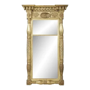 Late 19th Century American Classical Tabernacle-Form Pier Mirror