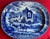 Gothic Large Antique Early 19th C. English Staffordshire Pearlware Blue & White Transfer Platter by Robert Hamilton of Stoke in the Gothic Ruins Pattern 1820 For Sale - Image 3 of 8