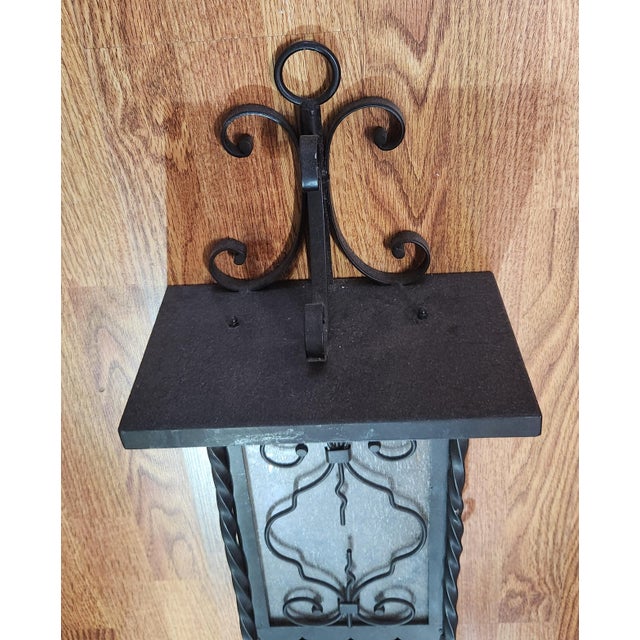 1990s Outdoor Wall Iron Light For Sale - Image 4 of 4
