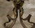 A French iron guéridon table from the 19th century with brass accents and quatrefoil inspired marble top. Born in France...
