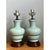Vintage Celedon Crackle Glazed Ceramic Table Lamps - a Pair For Sale In West Palm - Image 6 of 12
