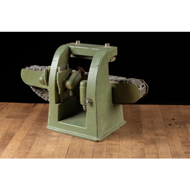 Mid 20th Century Vintage Salesman Sample Rip Saw With Conveyor Belt For Sale - Image 5 of 10