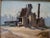 Industrial Industrial Scene Painting by Carl Schmidt For Sale - Image 3 of 6
