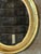 Vintage Gilt Oval Wall Mirror For Sale - Image 4 of 12