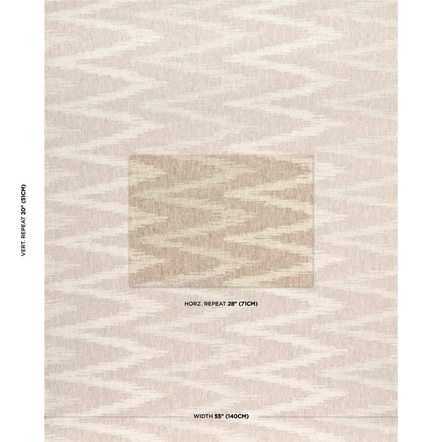 Grand Gesture is a woven vertical zigzag stripe fabric with wonderful texture and substantial weight. Luxe and large...