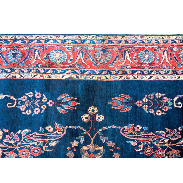 Early 20th Century Early 20th Century Persian Sarouk Mohajeran Rug For Sale - Image 5 of 15