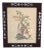 1940s Original Chinoiserie Water Color by A. Harrison in Hand Carved Frame For Sale