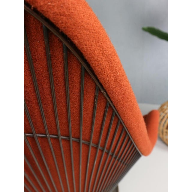 Early Bronze and Rust Red Lounge Chair by Warren Platner for Knoll, 1960s For Sale - Image 6 of 18