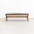 Civil Bench in Wood and Woven Viennese Cane with Cushion by P. Jeanneret for Cassina For Sale - Image 11 of 17