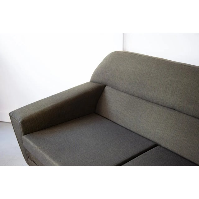 Forest Green Danish Sofa, 1960s For Sale - Image 8 of 9