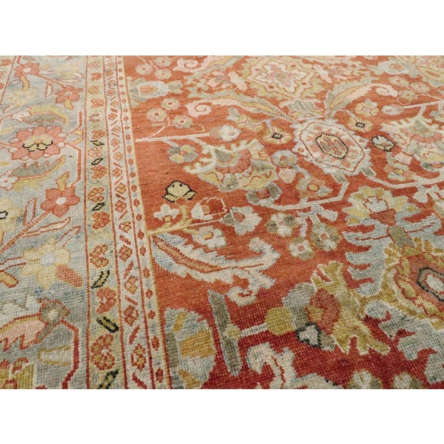 Early 20th Century Galerie Shabab Collection Early 20th Century Persian Mahal Carpet For Sale - Image 5 of 9