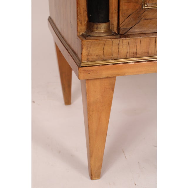 Brown Italian Neo-Classical Style Chest of Drawers For Sale - Image 8 of 13