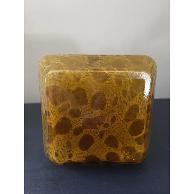 Mid-Century Modern Vintage MCM Maestri Vetrai Art Glass Italy Vase For Sale - Image 3 of 7