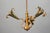 Gilt Metal Three-Light Chandelier by Hans Kögl, 1970s For Sale - Image 10 of 18
