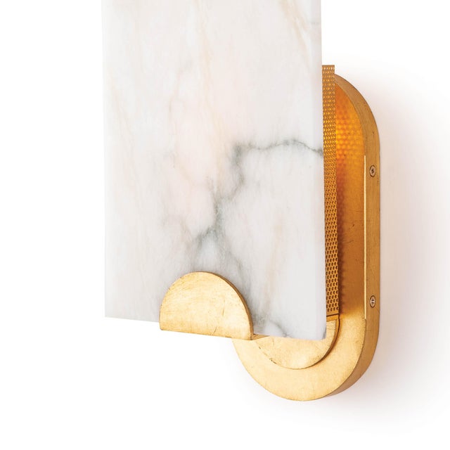 Regina Andrew Jonah Alabaster Sconce For Sale - Image 4 of 6