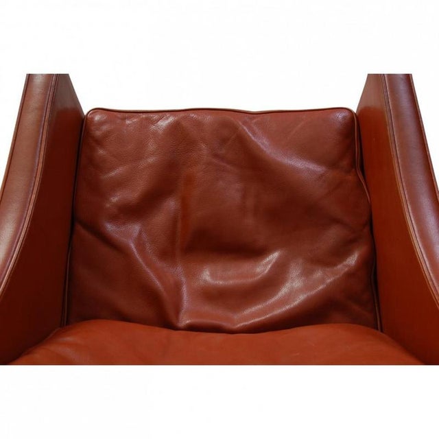 2204 Chair in Cognac Leather by Børge Mogensen, 1980s For Sale - Image 10 of 18