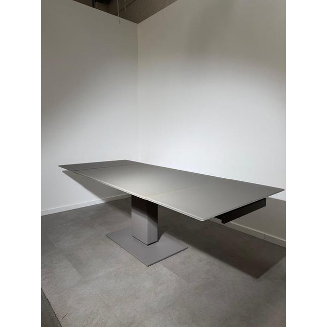 Echo Extendable Dining Table in Glass from Calligaris For Sale - Image 3 of 9