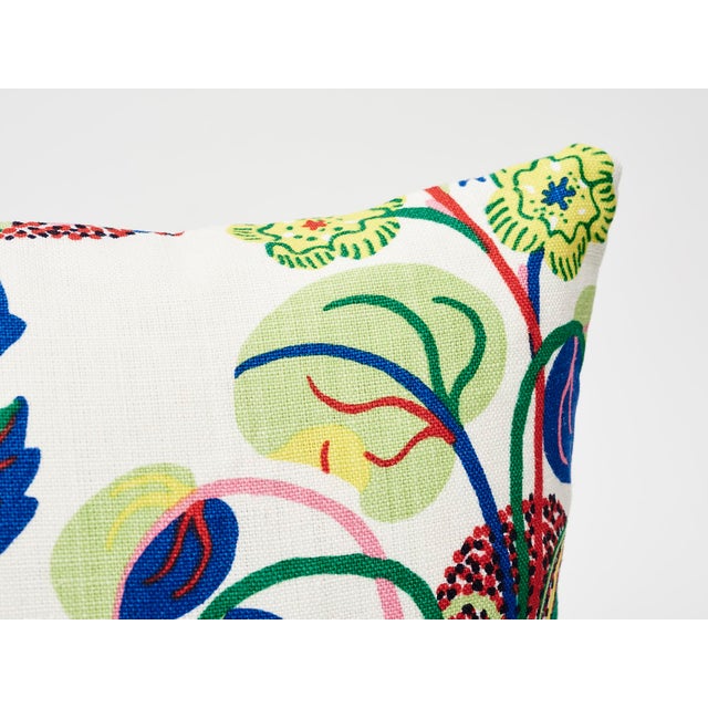 Schumacher Pillow in Exotic Butterfly Spring Print | Chairish