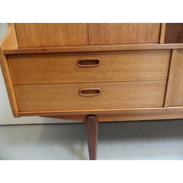 Mid-Century Modern Dutch Oak High Board, 1950s For Sale - Image 10 of 15