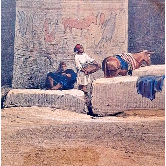 English "Thebes, Great Hall at Karnak" by David Roberts (1796-1864) For Sale - Image 3 of 8