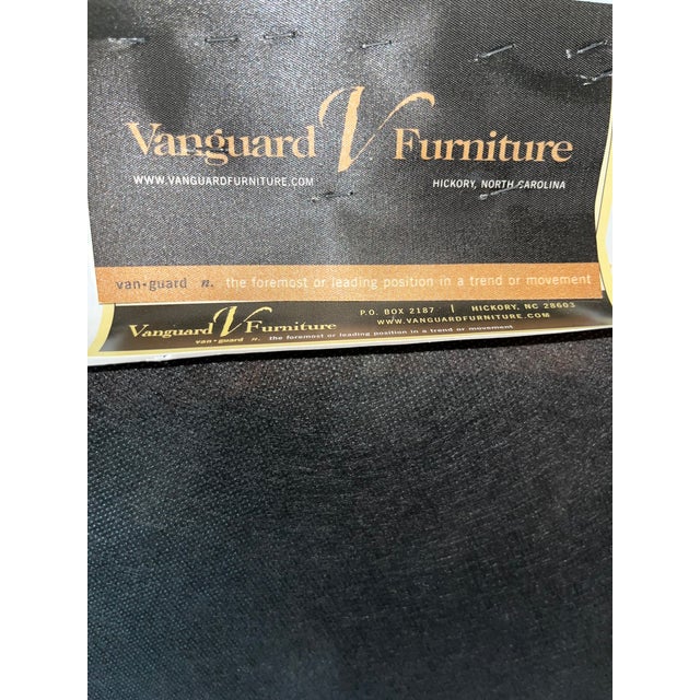 Vanguard Tufted White Ottoman For Sale - Image 10 of 10