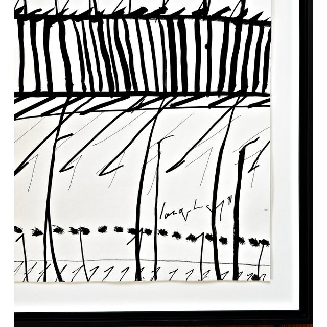 K. R. H. Sonderborg, Untitled, Ink Drawing, Informel, Signed and Dated For Sale - Image 3 of 6