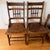 Pair Pressed Back Chairs With Leather Seats For Sale - Image 11 of 11