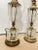 Metal 1940’s Crystal Table Lamps With Bronze Fittings - a Pair For Sale - Image 7 of 7