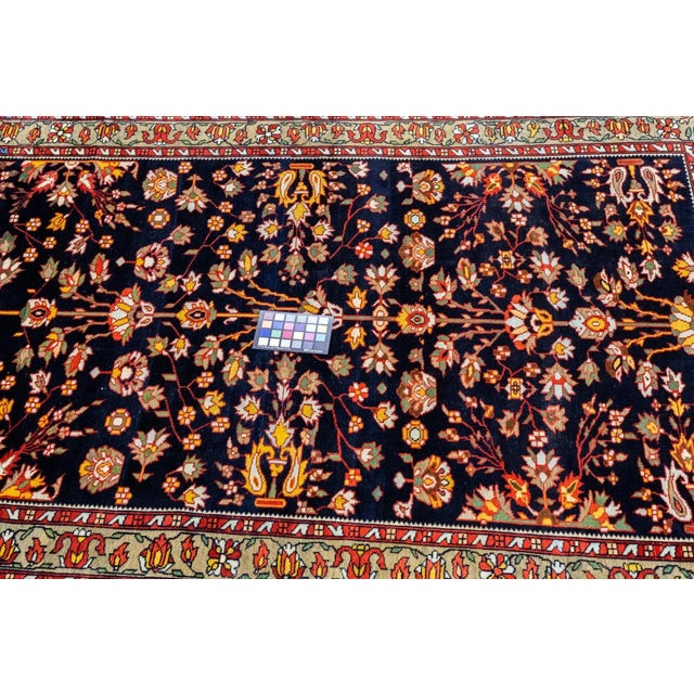 Antique Farahan Rug 4'4'' x 6'6'' For Sale - Image 4 of 12