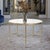 Bonnifait Antique Gold Round Dining Table For Sale - Image 9 of 9