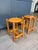 French Vintage Pair of French Wood Stools For Sale - Image 3 of 5