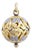 Antique Victorian / Aesthetic Enamel & Gold Plated Bracelet Charm or Fob For Sale