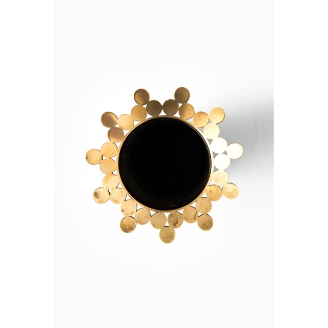 Brass Vase by Pierre Forsell for Skultuna, 1950s For Sale - Image 4 of 6