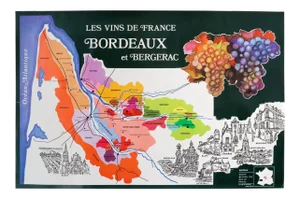 1960s Original French Alcohol Poster, Vignobles De France - Sopexa, Comité National Des Vins De France, Bordeau Bergerac