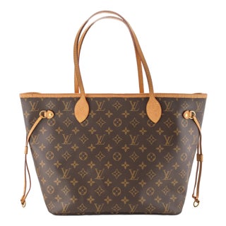 Ladies Louis Vuitton Monogram Canvas Neverfull Gm Tote Bag For Sale